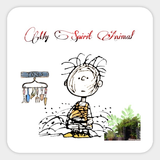 Spirit Animal Gardening Sticker by Jadenkai